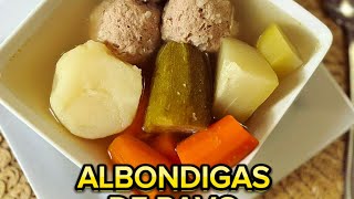 CALDO de ALBÓNDIGAS o ALBÓNDIGAS EN CALDILLO como lo conoces tú??! #albondigas