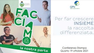 Diretta campagna di promozione della raccolta differenziata 19.10.2021 ore 11:00