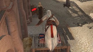 Don't Ask Altair for Money While He Is Doing a Parkour Run!