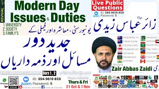 🔴Live | Revival - Dars (Modern Day Issues & Duties ) | Maulana Zair Abbas Zaidi | Hyder TV Canada