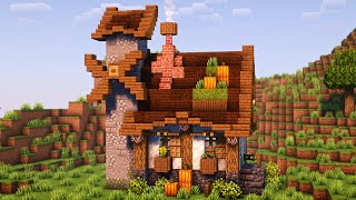 Minecraft: How to Build Windmill Survival House I Easy Tutorial