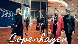 Copenhagen Airport During Omicron 🇩🇰 4k Walking Tour Christmas December 2021 Denmark ASMR