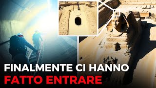 Gli egittologi hanno finalmente sbloccato il portello d'acciaio dell'antica Sfinge d'Egitto