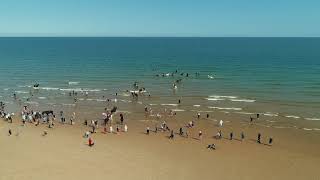 The Household Cavalry annual ride out on Holkham Beach 2017