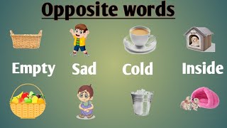 30 + Opposite words in English | Opposite words for daily use | Opposite words vocabulary