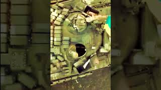 RGD-5 hand grenade dropped from a Russian drone destroying an abandoned T-72AV tank