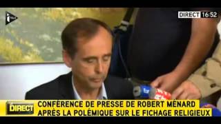 Conference de presse de Robert Menard du 5 mai 2015. Partie 1