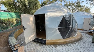 Glamping dome | Geodesic Dome | Glamping Dome First time in Delhi NCR - Fastest ROI Return Business