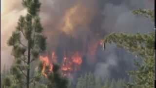 4 firefighters hurt battling massive blaze in California