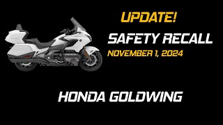 Your Honda Goldwing Engine Does Not Have To Be Removed! | Honda Safety Recall