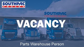 Parts Warehouse Person