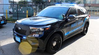 Boston Public Health Commission Public Safety Ford Explorer 2301 (park, drive lightbar functions)