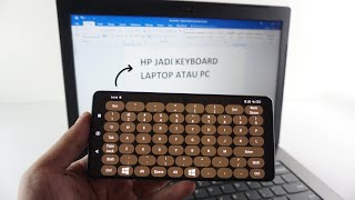 Cara Menjadikan HP Android Sebagai Keyboard Laptop/PC