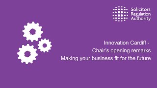 Innovation Cardiff | Chair’s opening remarks | Making your business fit for the future