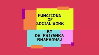 Functions of Social Work