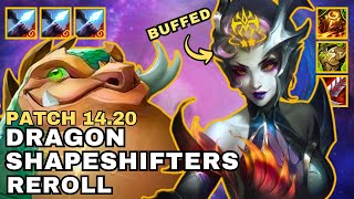 🕷️Underrated Comp? Buffed Shapeshifter and Dragon Ft.  Nomsy and Spider Queen Elise - TFT Gameplay