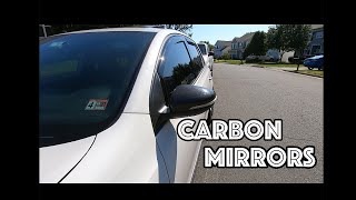 MK6 GTI Carbon Fiber Mirror Cap Install!