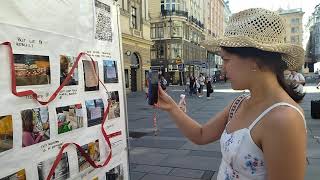 мітинг у Відні на підтримку російських політичних в'язнів 2024