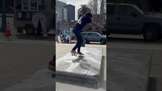 Kick flip nose manual at pier 7 #skateboarding #skateclips #skateboard