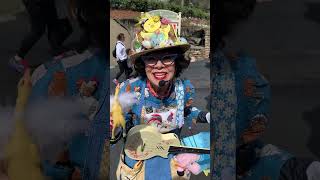 Dollywood Opening Day 2023  - Chicken Lady Gives ACE Members A Chicken Blessing #shorts