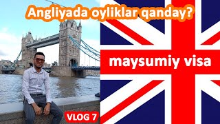 Angliyada oyliklar qancha  (Англияда ойлик канча ) #англиядаиш