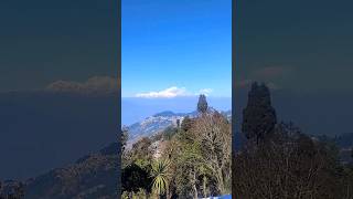 Kanchanjunga ll Peace Pagoda II Darjeeling #mountains #darjeeling #kanchanjunga #sightseeing #shorts