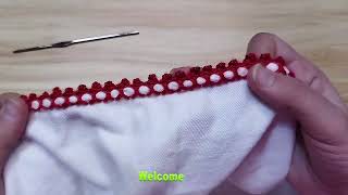 Easy and beautiful crochet border