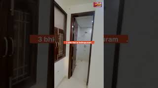 #shorts 3 bhk flat in indirapuram #youtubeshorts 3 bhk flat