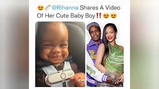 Rihanna finally shares a video of her cute 🥰 little boy. He's so adorable @rihanna