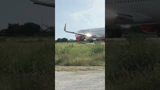 Plane Takes Off right in front of me!! SMR-Airport Colombia [Santa Marta Airport]