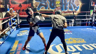 SPARRING AT THE BOXING GYM!!!