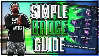 NBA 2K20 BADGES IN 5 MINUTES | QUICK BADGE GUIDE