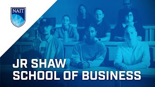 Let's get down to business: Welcome to NAIT's JR Shaw School of Business.