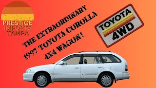 Introducing the 1997 JDM Toyota Corolla L-Touring 4WD Wagon!  Only 15,087 Miles!!!!!