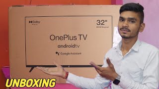 OnePlus TV 32'' Smart Android TV Full Review⚡One Plus Y1 32'' Led TV Unboxing Hindi #oneplusindia