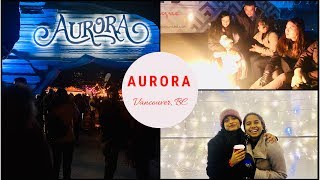 Living in Vancouver BC - Aurora Winter Festival | Canada Vlogs