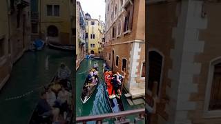 Little Traffic on the Canal in Venice Italy #travel #beautiful #history #shorts #italy #shortvideo