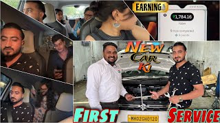 Aaj New Car Ki 1st Service Hui ||