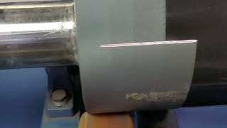 Laser Cleaning of Anilox Rolls using a low power laser