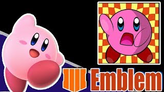 Call of Duty Black Ops 4! Kirby Emblem Speed Art!!!