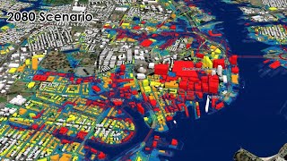 3D Visualizations to Test Sea Level Rise Mitigation