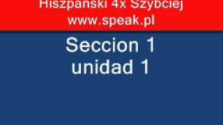 Spanish Lesson Seccion1 unidad1 - Direct Method Speak.pl