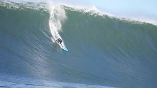 Mavericks Surfing Teaser - Isurus Wetsuits - Grant "Twiggy" Baker Wipeout