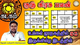 கடகம் | உங்களுக்கு ஜாதகத்தில் குரு பலன் | Effects of Guru in 12 Houses | Kadagam | Renganathan