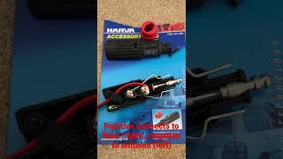 How to wire an accessory plug #shortsfeed #shortsvideo #shorts #12volt #wiring