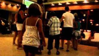 Traditional Cretan music and Greek folklore dance in Stalida 2010.MPG