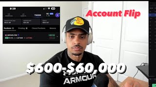 Trying to flip my Live Forex Trading account from $600 to $60,000