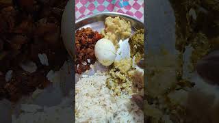 Eat in 15 Seconds Egg Curry Chutney and dal Rice #4670