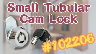 Small Tubular Cam Lock #102206 | ABA Locks - compact | high-quality | durable | safety | tooling box