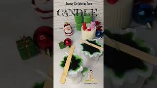 Making of a Christmas Tree Candle. #soycandles #candlemaking #scentedcandles #christmas2024